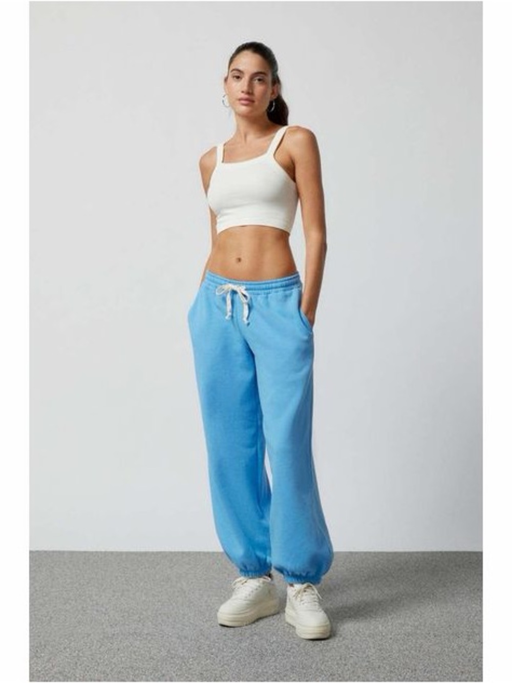 Out From Under Cozy Brenda Blue Jogger Sweatpants Size Small